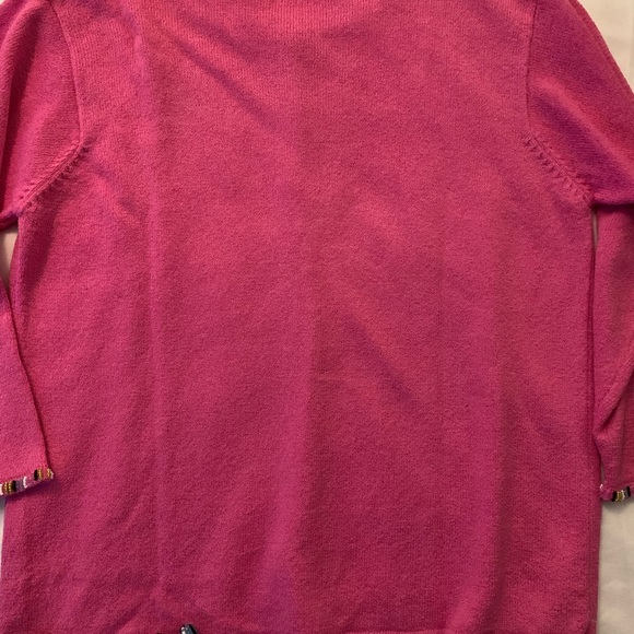 Design Options by Philip & Jane Gordon pink cardigan….EUC!! - Picture 7 of 8